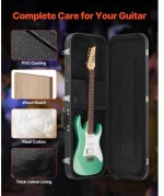 VEVOR Electric Guitar Hard Case 43.11 in With Lock And Key for Electric Guitar