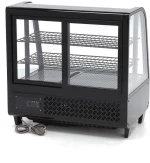 Display Fridge - 100L - 68cm - Black - Rear Sliding Door