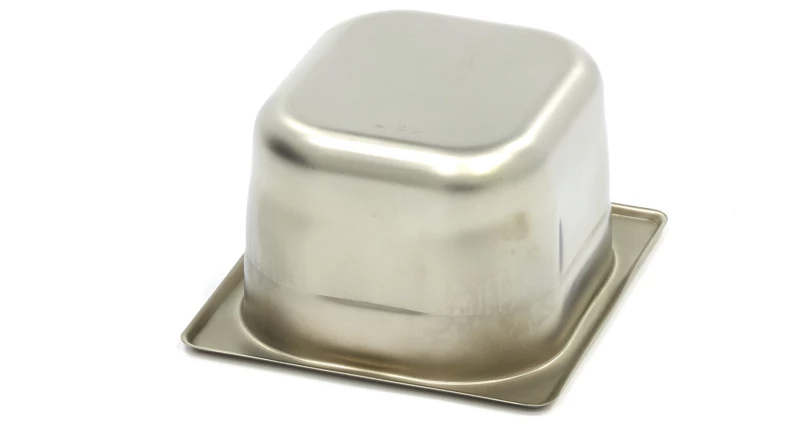 Gastronorm Container - 1/6 GN - 10cm Deep - Stainless Steel