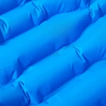 vidaXL Στρώμα Κάμπινγκ Αυτοφούσκωτο Μονό με Μαξιλάρι Μπλε
