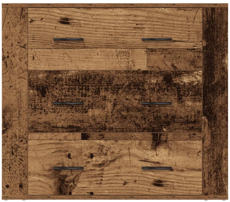vidaXL Συρταριέρα Όψη Παλαιού Ξύλου 80x33x70 εκ. Επεξεργασμένο Ξύλο