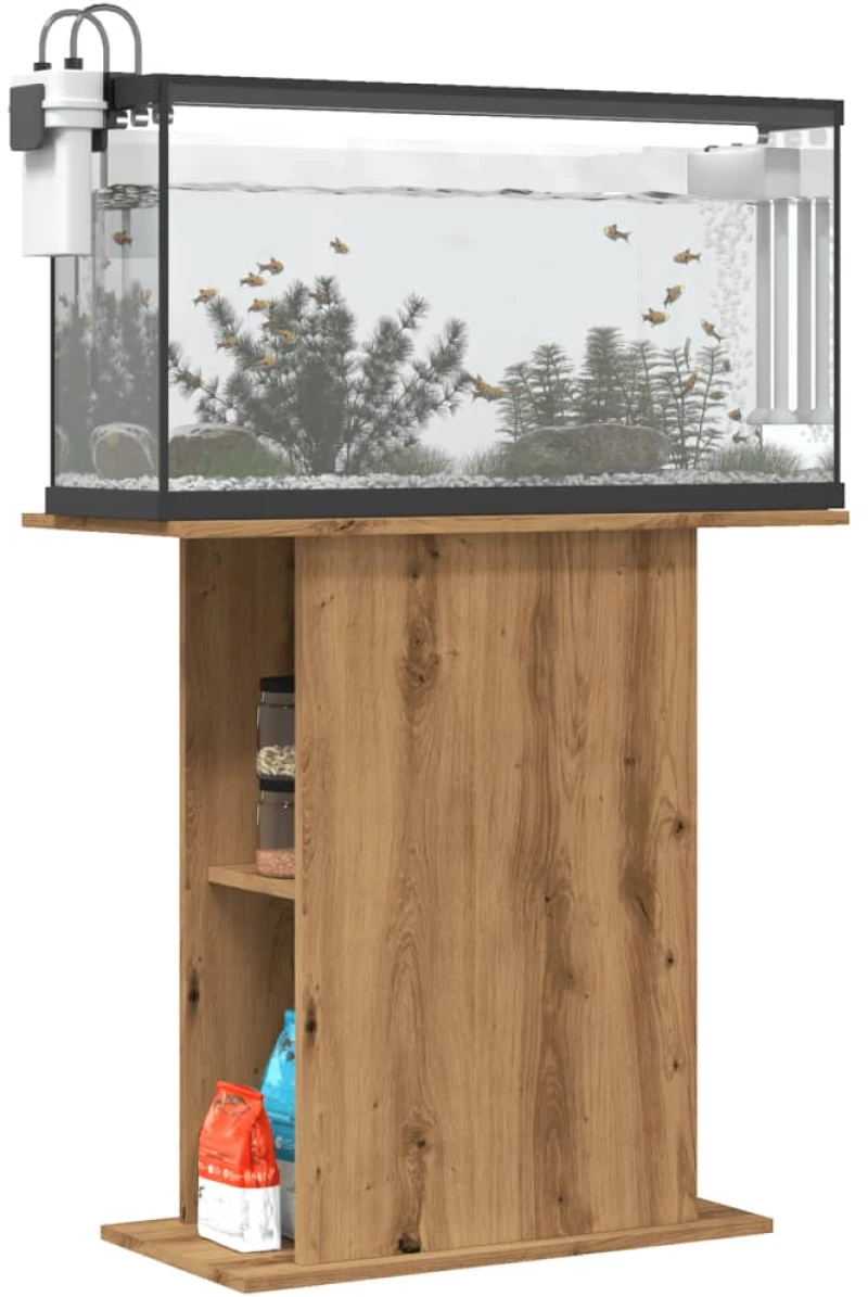 vidaXL Βάση Ενυδρείου Αρτισιανή Δρυς 36x75x72,5 εκ. Επεξεργασμένο Ξύλο