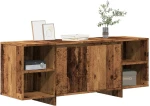 vidaXL Έπιπλο Τηλεόρασης Παλιό Ξύλο 130x35x50 εκ. από Μοριοσανίδα
