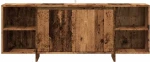 vidaXL Έπιπλο Τηλεόρασης Παλιό Ξύλο 130x35x50 εκ. από Μοριοσανίδα