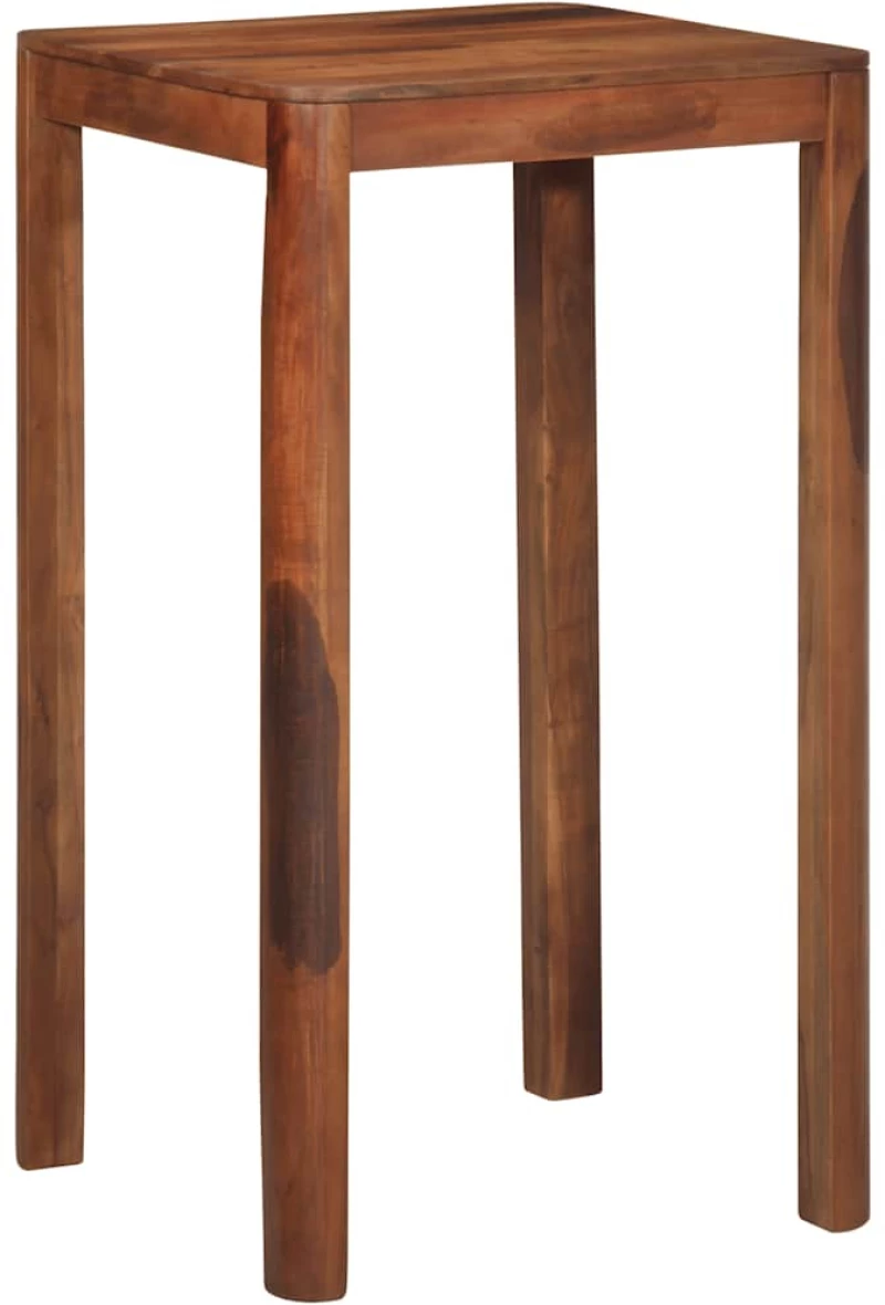 vidaXL Τραπεζάκι Μπαρ 60x60x107 cm Ακακία από Μασίφ Ξύλο