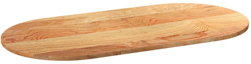 vidaXL Επιτραπέζια επιφάνεια Ανοιχτό Καφέ 120x60x2 εκ. Ξύλο Δρυός Οβάλ