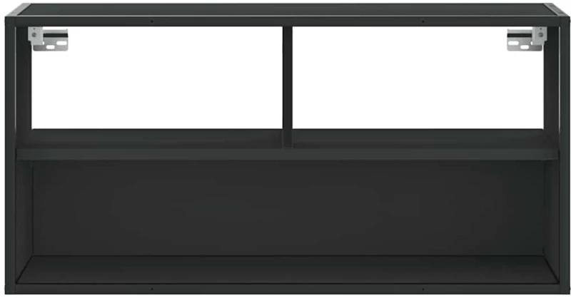 vidaXL Έπιπλο Τηλεόρασης Μαύρο 80x31x39,5 εκ. Επεξεργ. Ξύλο / Μέταλλο