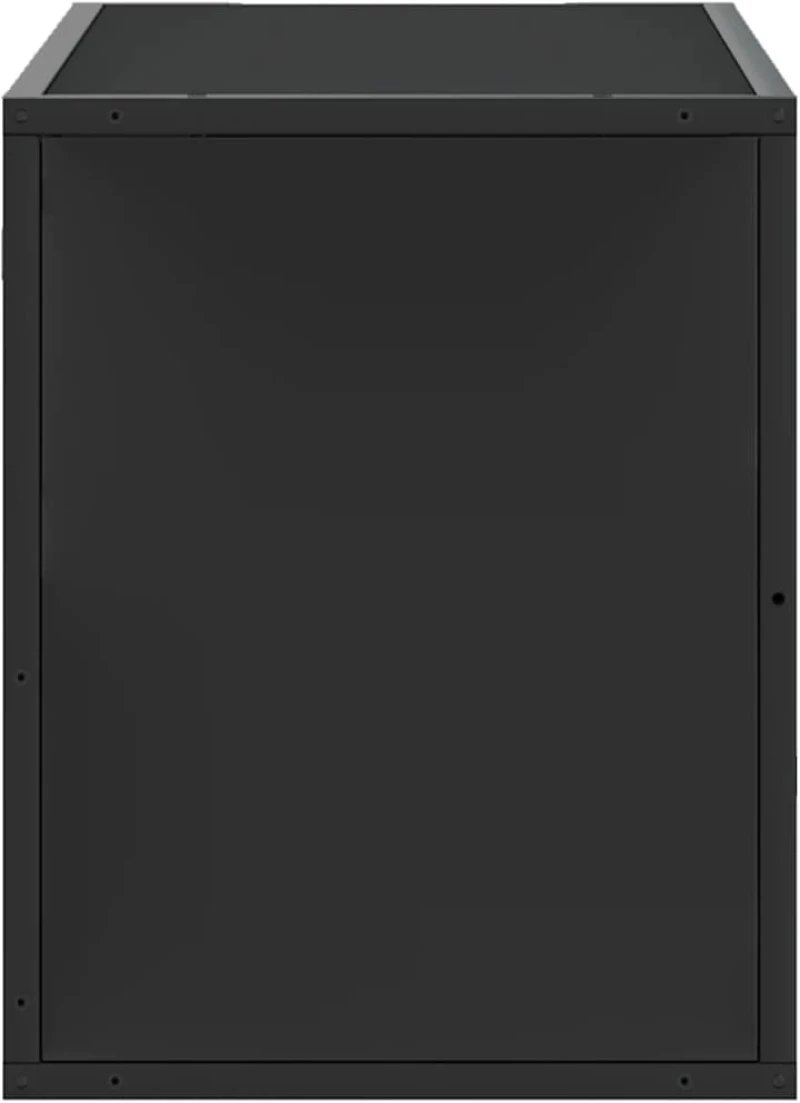 vidaXL Έπιπλο Τηλεόρασης Μαύρο 80x31x39,5 εκ. Επεξεργ. Ξύλο / Μέταλλο