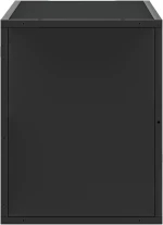 vidaXL Έπιπλο Τηλεόρασης Μαύρο 80x31x39,5 εκ. Επεξεργ. Ξύλο / Μέταλλο