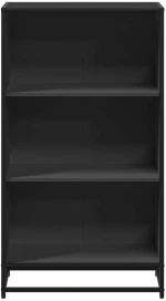 ντουλάπι βιβλίων vidaXL Μαύρο 60x35x107,5 cm Κατασκευασμένο ξύλο