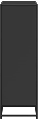 ντουλάπι βιβλίων vidaXL Μαύρο 60x35x107,5 cm Κατασκευασμένο ξύλο