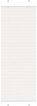 vidaXL Πλισέ περσίδα Λευκό 75x200 cm Πλάτος υφάσματος 74,4 cm