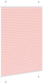 vidaXL Πλισέ περσίδα ροζ 100x150 cm Πλάτος υφάσματος 99,4 cm