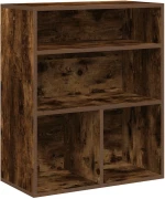 vidaXL Βιβλιοθήκη Καπνιστή Δρυς 60x30x71,5 εκ. από Επεξεργασμένο Ξύλο
