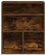 vidaXL Βιβλιοθήκη Καπνιστή Δρυς 60x30x71,5 εκ. από Επεξεργασμένο Ξύλο