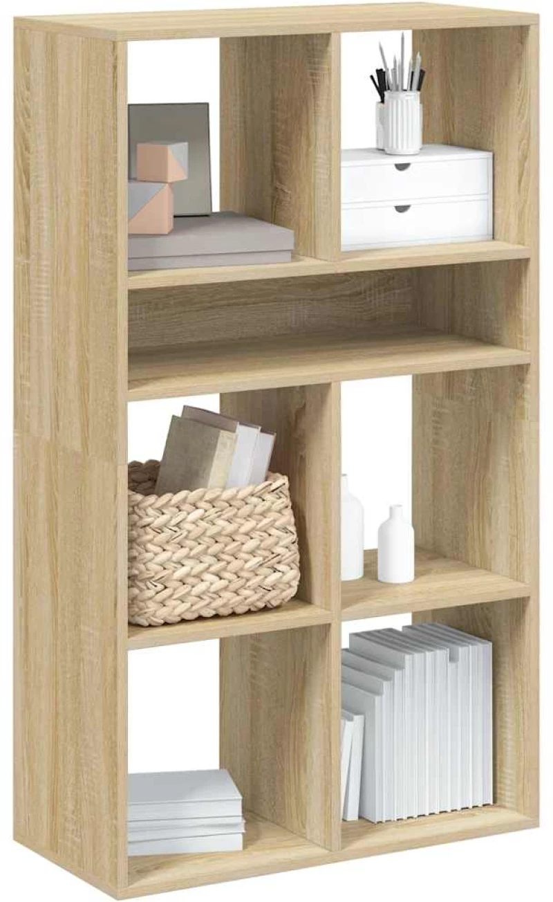 vidaXL Βιβλιοθήκη Χρώμα Sonoma Δρυς 66x31x112 εκ. Επεξεργασμένο Ξύλο