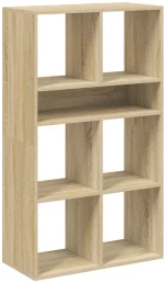 vidaXL Βιβλιοθήκη Χρώμα Sonoma Δρυς 66x31x112 εκ. Επεξεργασμένο Ξύλο