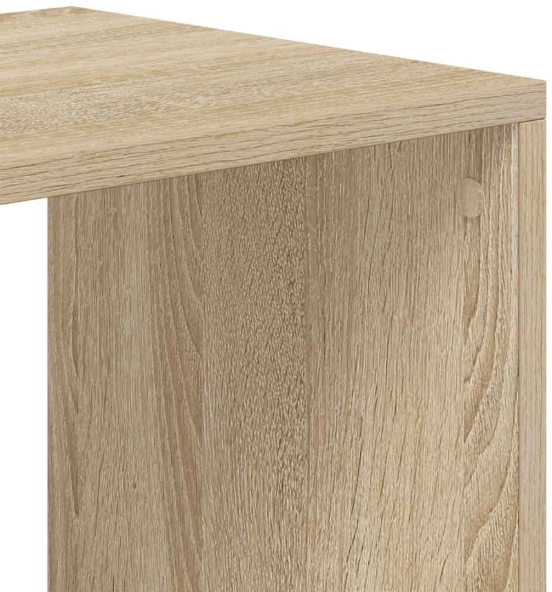 vidaXL Βιβλιοθήκη Χρώμα Sonoma Δρυς 66x31x112 εκ. Επεξεργασμένο Ξύλο