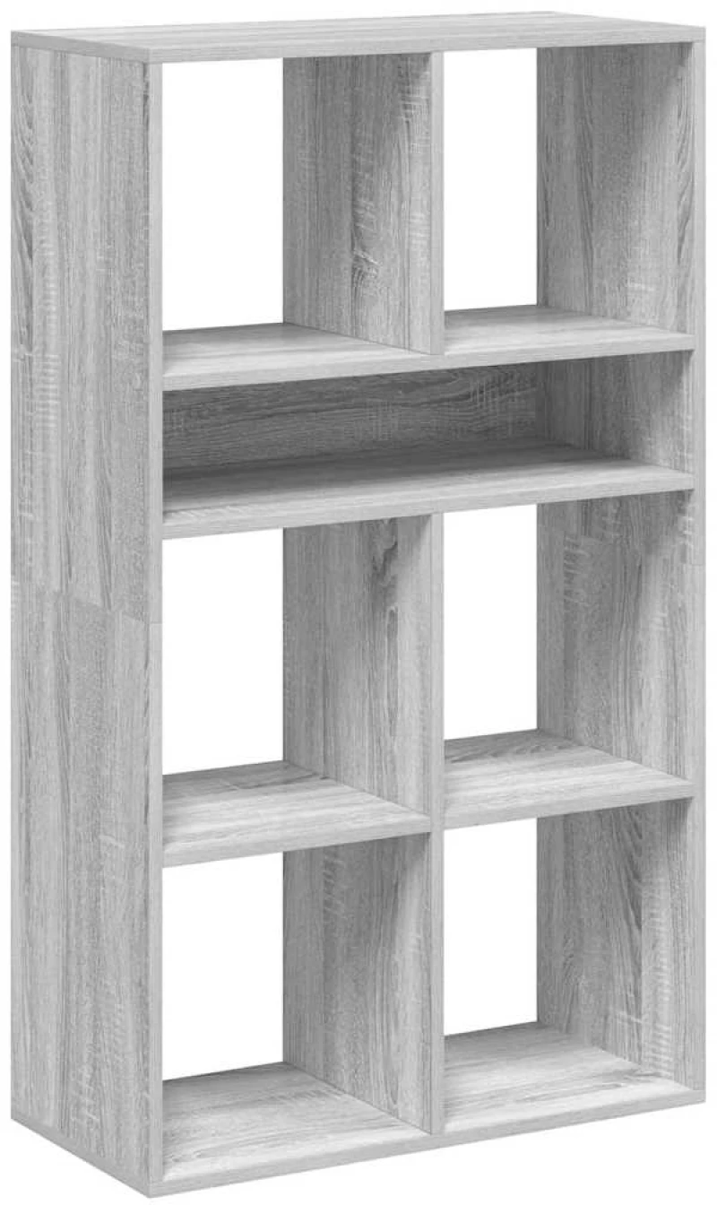 vidaXL Βιβλιοθήκη Γκρι Sonoma 66x31x112 εκ. από Επεξεργασμένο Ξύλο