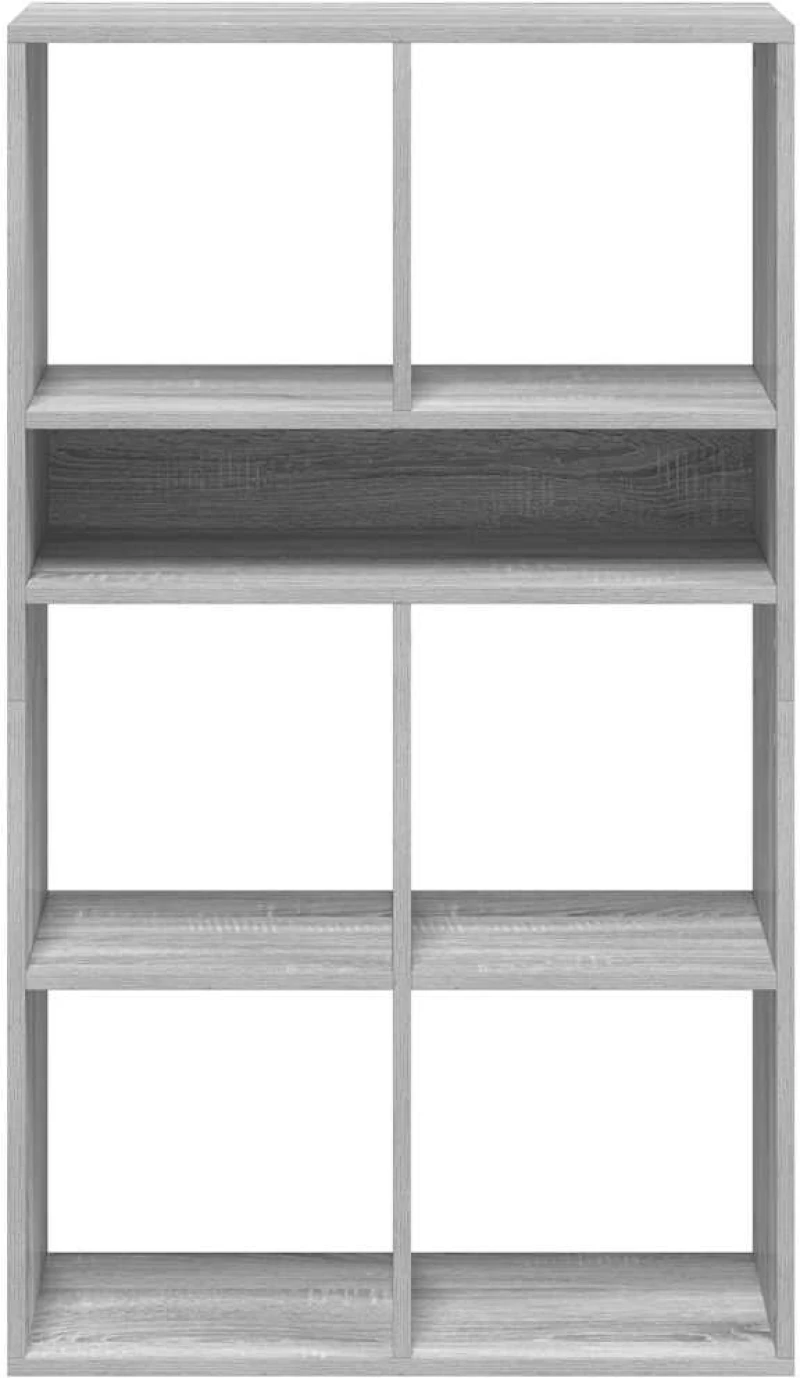 vidaXL Βιβλιοθήκη Γκρι Sonoma 66x31x112 εκ. από Επεξεργασμένο Ξύλο