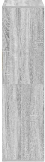 vidaXL Βιβλιοθήκη Γκρι Sonoma 66x31x112 εκ. από Επεξεργασμένο Ξύλο