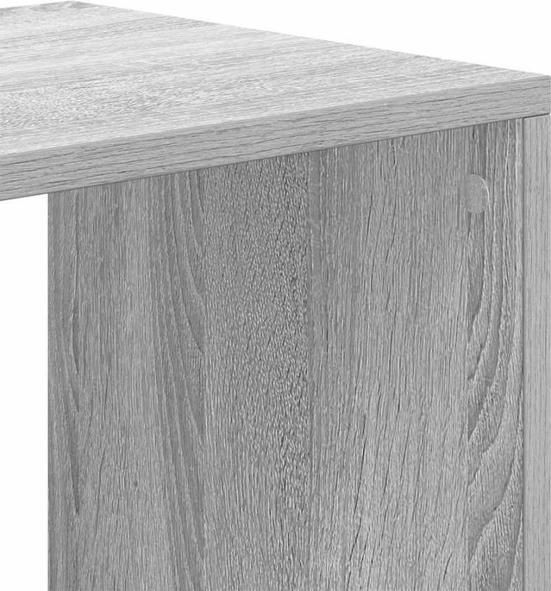 vidaXL Βιβλιοθήκη Γκρι Sonoma 66x31x112 εκ. από Επεξεργασμένο Ξύλο