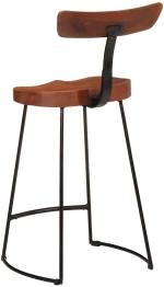 vidaXL Σκαμπό Μπαρ 2 τεμ. 49x43x88 εκ. από Μασίφ Ξύλο Μάνγκο