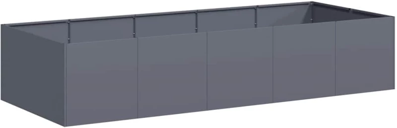 vidaXL Ζαρντινιέρα Ανθρακί 200x80x40 εκ. από Χάλυβα