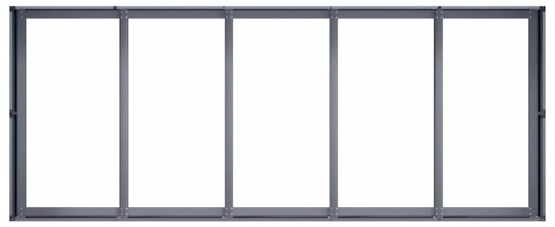 vidaXL Ζαρντινιέρα Ανθρακί 200x80x40 εκ. από Χάλυβα