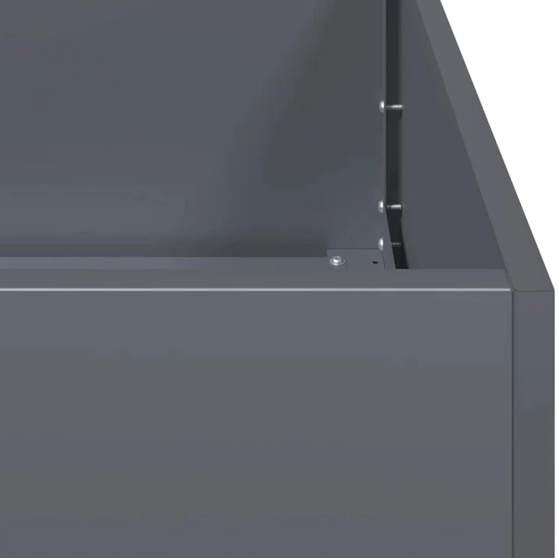 vidaXL Ζαρντινιέρα Ανθρακί 200x80x40 εκ. από Χάλυβα