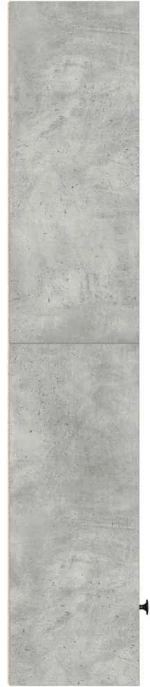 vidaXL Βιβλιοθήκη Γκρι Σκυροδέματος 31x24x127 εκ. Επεξεργ. Ξύλο