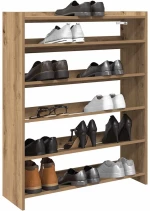 Ράφι παπουτσιών vidaXL Artisan Oak 80x25x100 cm Κατασκευασμένο ξύλο