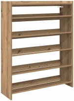 Ράφι παπουτσιών vidaXL Artisan Oak 80x25x100 cm Κατασκευασμένο ξύλο