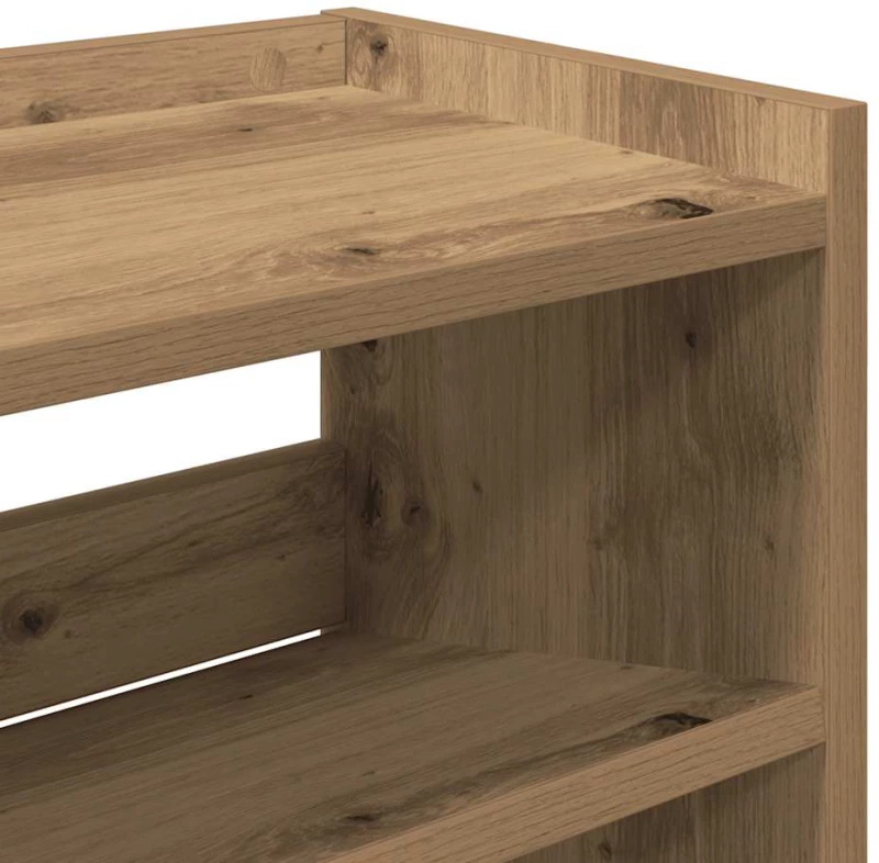 Ράφι παπουτσιών vidaXL Artisan Oak 80x25x100 cm Κατασκευασμένο ξύλο