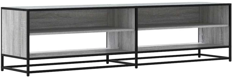 ντουλάπι τηλεόρασης vidaXL Γκρι Sonoma 180,5x40x46 cm Ξύλινη κατασκευή