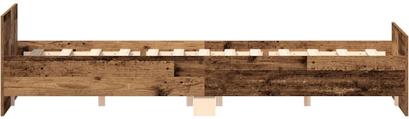 vidaXL Πλαίσιο κρεβατιού χωρίς στρώμα 120x190 εκ. Επεξεργασμένο Ξύλο