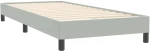vidaXL Box Spring κρεβάτι χωρίς στρώμα ανοιχτό γκρι 100x220 εκ.