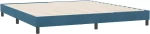 vidaXL Box Spring Κρεβάτι χωρίς στρώμα Σκούρο μπλε 180x220cm Βελούδινο