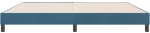 vidaXL Box Spring Κρεβάτι χωρίς στρώμα Σκούρο μπλε 180x220cm Βελούδινο