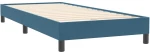 vidaXL Κρεβάτι Boxspring χωρίς Στρώμα Σκούρο Μπλε 80x220 εκ. Βελούδινο