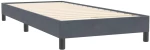 vidaXL Κρεβάτι Boxspring χωρίς Στρώμα Σκούρο Γκρι 80x220 εκ. Βελούδινο