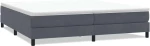 vidaXL Κρεβάτι Boxspring χωρίς Στρώμα Σκούρο Γκρι 200x210 εκ Βελούδινο