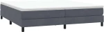 vidaXL Κρεβάτι Boxspring χωρίς Στρώμα Σκούρο Γκρι 200x210 εκ Βελούδινο