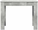 vidaXL Γραφείο Γκρι του Σκυροδέματος 100x45x75 εκ. από Μοριοσανίδα