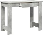 vidaXL Γραφείο Γκρι του Σκυροδέματος 100x45x75 εκ. από Μοριοσανίδα