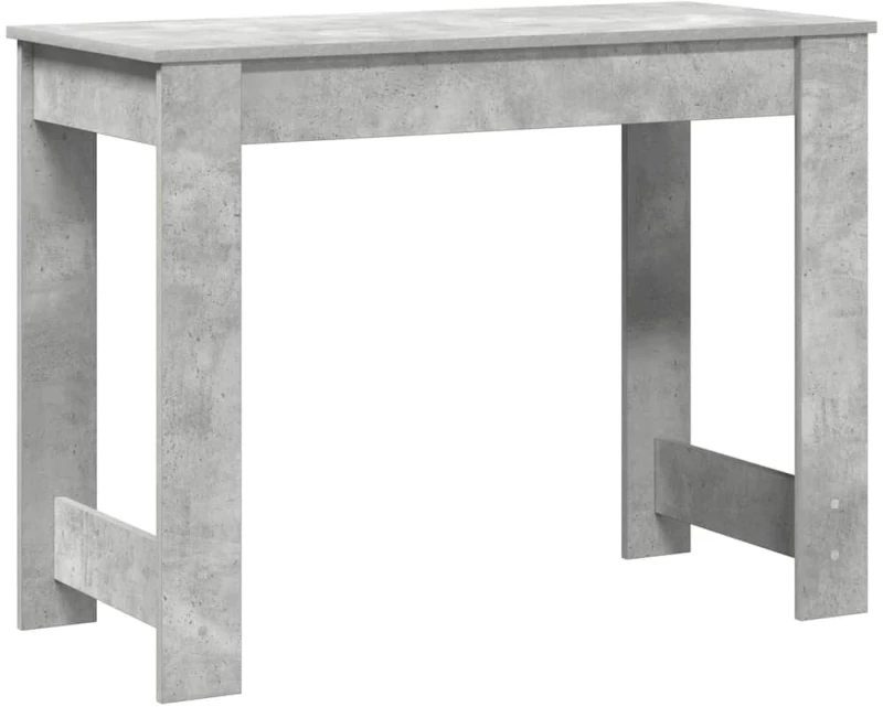 vidaXL Γραφείο Γκρι του Σκυροδέματος 100x45x75 εκ. από Μοριοσανίδα