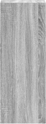 vidaXL Βιβλιοθήκη Στοιβαζόμενα Γκρι Sonoma 30x30x80 εκ. Επεξ. Ξύλο