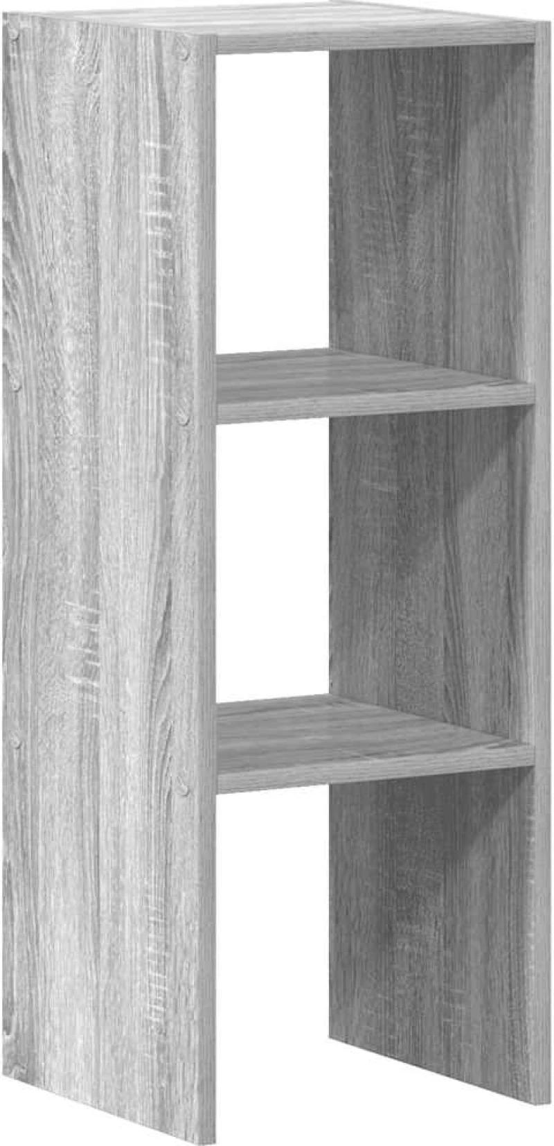 vidaXL Βιβλιοθήκη Στοιβαζόμενα Γκρι Sonoma 30x30x80 εκ. Επεξ. Ξύλο