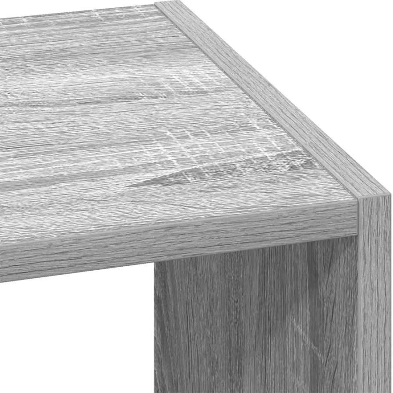 vidaXL Βιβλιοθήκη Στοιβαζόμενα Γκρι Sonoma 30x30x80 εκ. Επεξ. Ξύλο