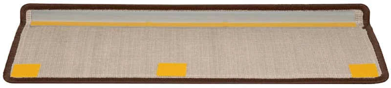 vidaXL Πατάκια Σκάλας 20 τεμ. Καφέ 65 x 21 x 4 εκ.